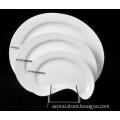 White porcelain for hotel restaurant and home dinner plate